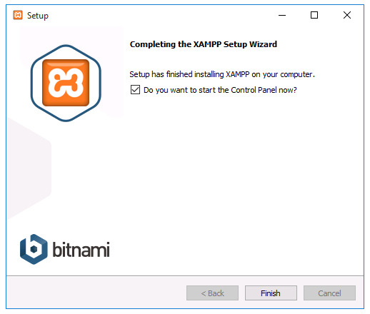 xampp install complete